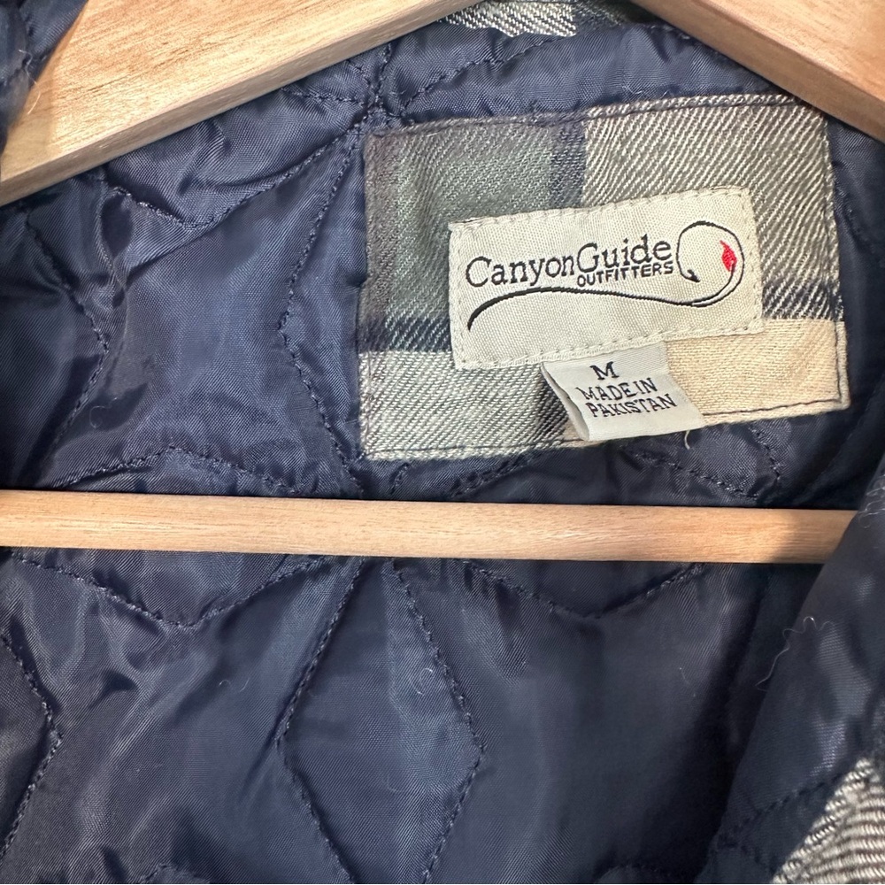 Canyon Guide Flannel Jacket - Blue and Cream see details for my size opinion - Picture 3 of 5